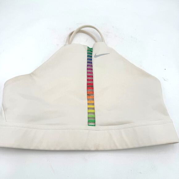 Nike Dr-Fit Indy Rainbow Ladder Sports Bra Size Small - Picture 1 of 6